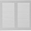 Rejilla retorno aire metal pantalla plagas 10 Uds Blanco