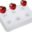 Molde silicona cereza 6 cavidades para chocolate y pasteles blanco