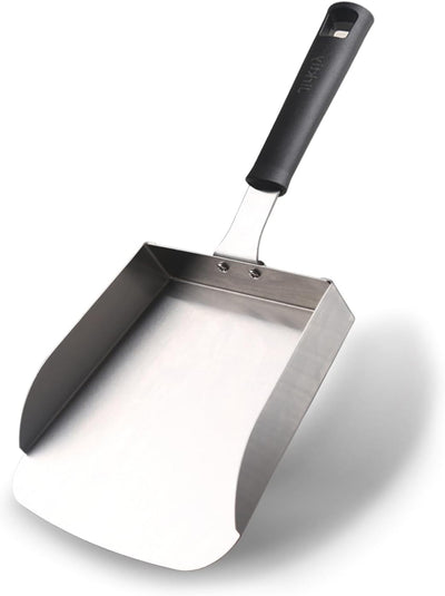 Plancha alimentos acero inox pala parrilla espátula cuchara
