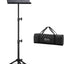 Soporte partituras metal 70pulg plegable con bolsa transporte
