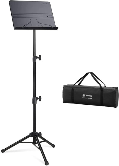 Soporte partituras metal 70pulg plegable con bolsa transporte