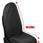 Toalla antiderrap asiento coche universal negro