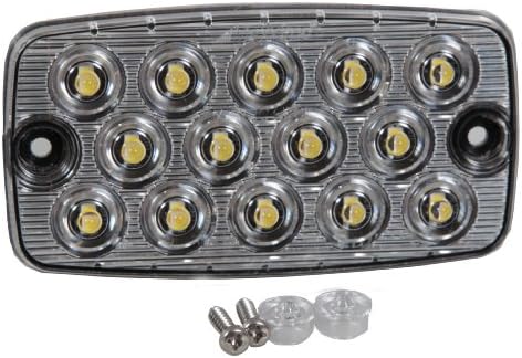 Luz respaldo LED montaje superficie blanca