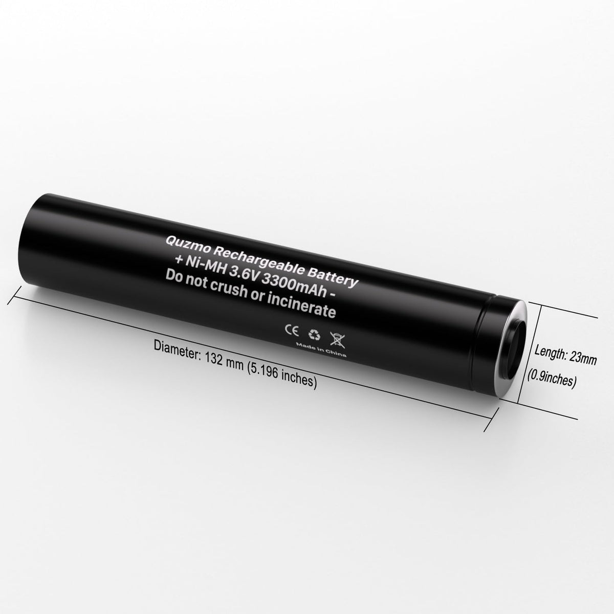 Baterías recargables Ni-MH 3.6V 3300mAh linterna Streamlight