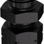 Adaptador compresión 6an a 5/16 pulg aluminio negro