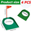 Set 4 vasos golf plástico para adultos