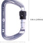 Mosquetón Elite Keylock 45 kN 4.6oz Certificado NFPA