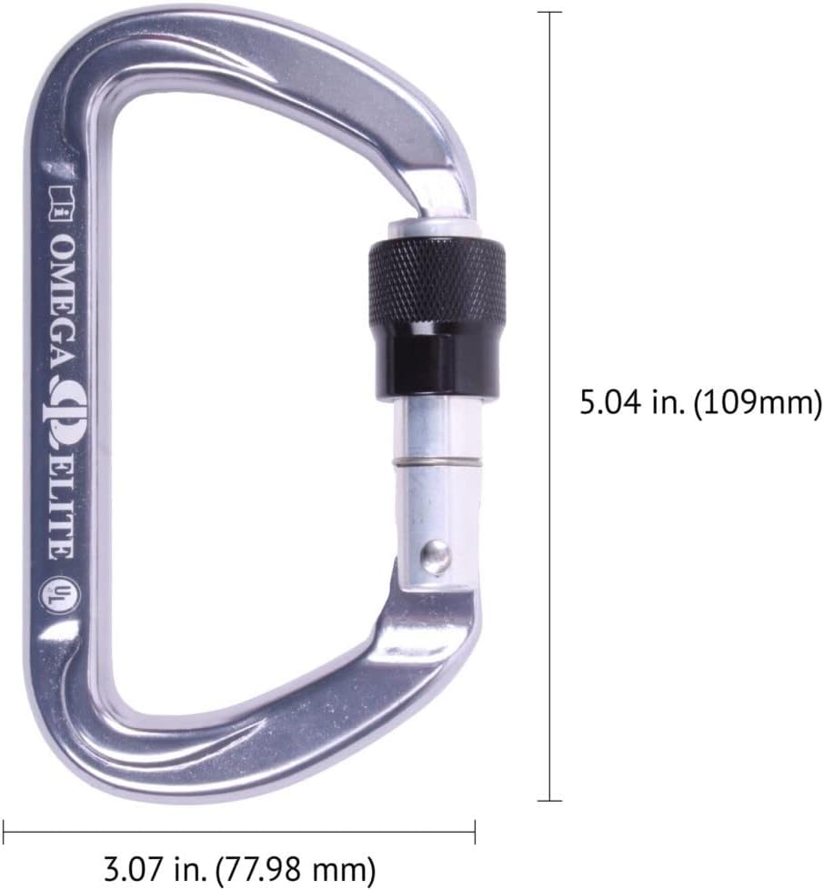 Mosquetón Elite Keylock 45 kN 4.6oz Certificado NFPA