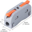 60 Pzas Conectores Cable Eléctrico 28-12 AWG