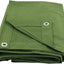 Lona verde 16x20ft 12oz resistente al agua
