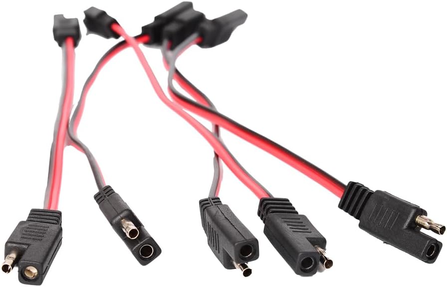 Arnés cables 2pines 16A SAE 13" 5 Pzas