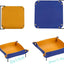 Bandeja cuero organizadora plegable para joyas y llaves