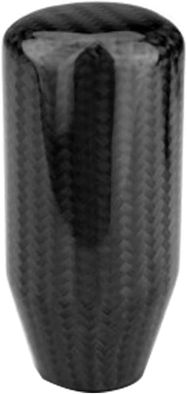 Pomo palanca cambios coche fibra carbono negro
