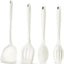 Set 4 Utensilios Silicona Antiadherente para Freír Mezclar Servir
