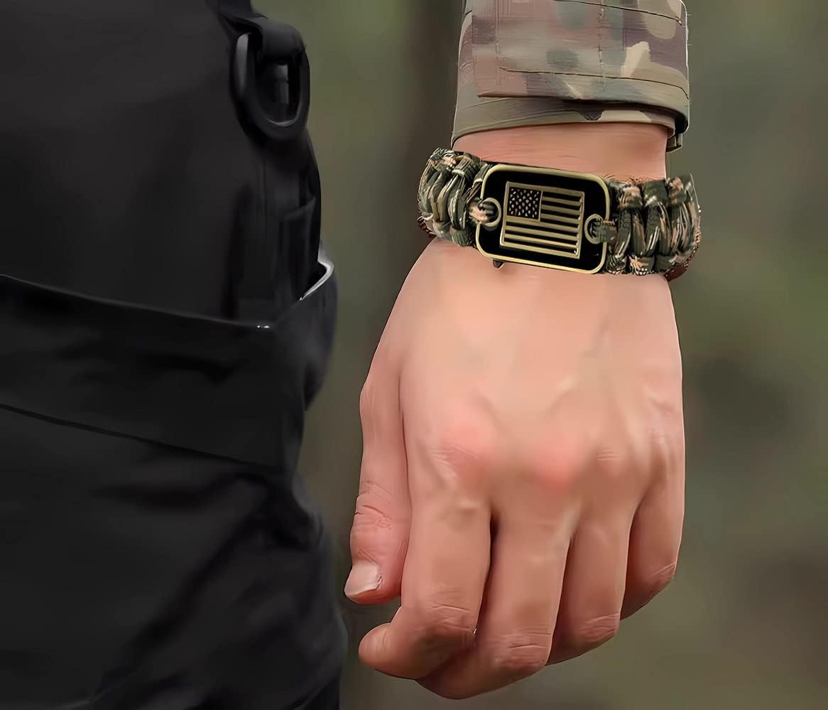 Cuerda paracaídas militar con MutiTools para exteriores