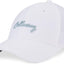 Gorro con imán mujer blanco/rojo ciruela