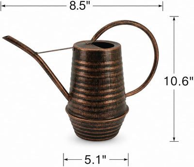 Regadera metal cobre boquilla larga 34oz