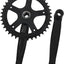 Set bielas 6.693" bicicleta fija negro 40T