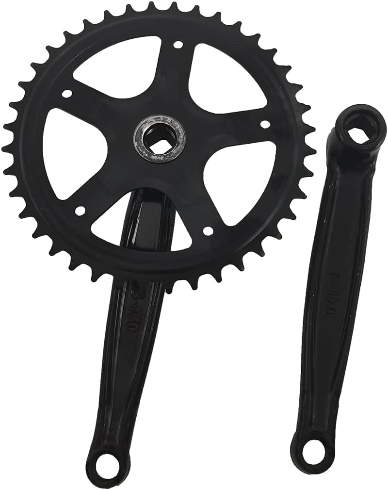 Set bielas 6.693" bicicleta fija negro 40T