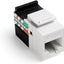 Adaptador QuickPort 8 cables Cat 5e enchufe Jack 10 pzas