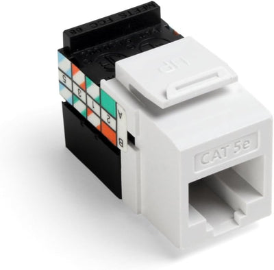 Adaptador QuickPort 8 cables Cat 5e enchufe Jack 10 pzas