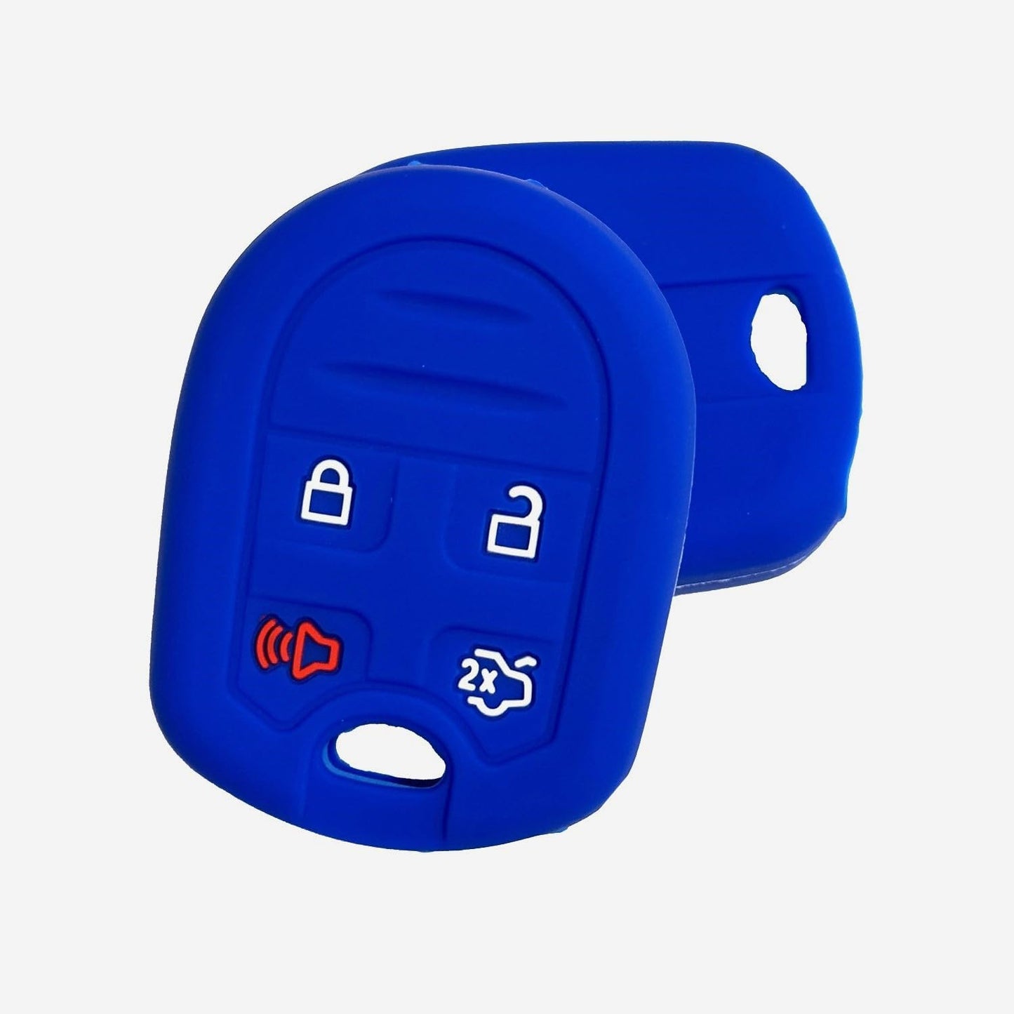 Funda llavero silicona Ford Edge Mustang 2000-19 Azul