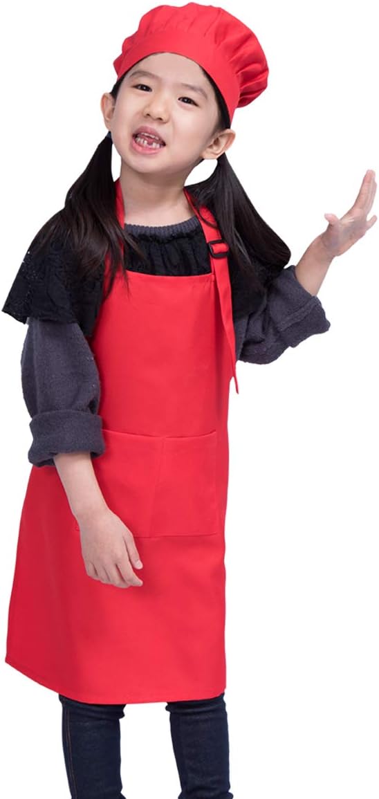 Set delantal y gorro chef para niños