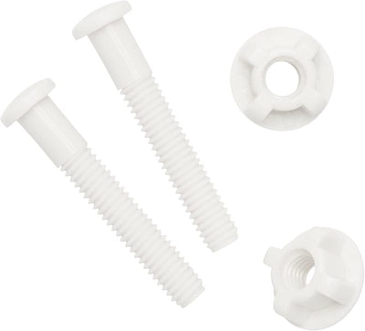 Tornillos plástico para asiento inodoro repuesto duradero