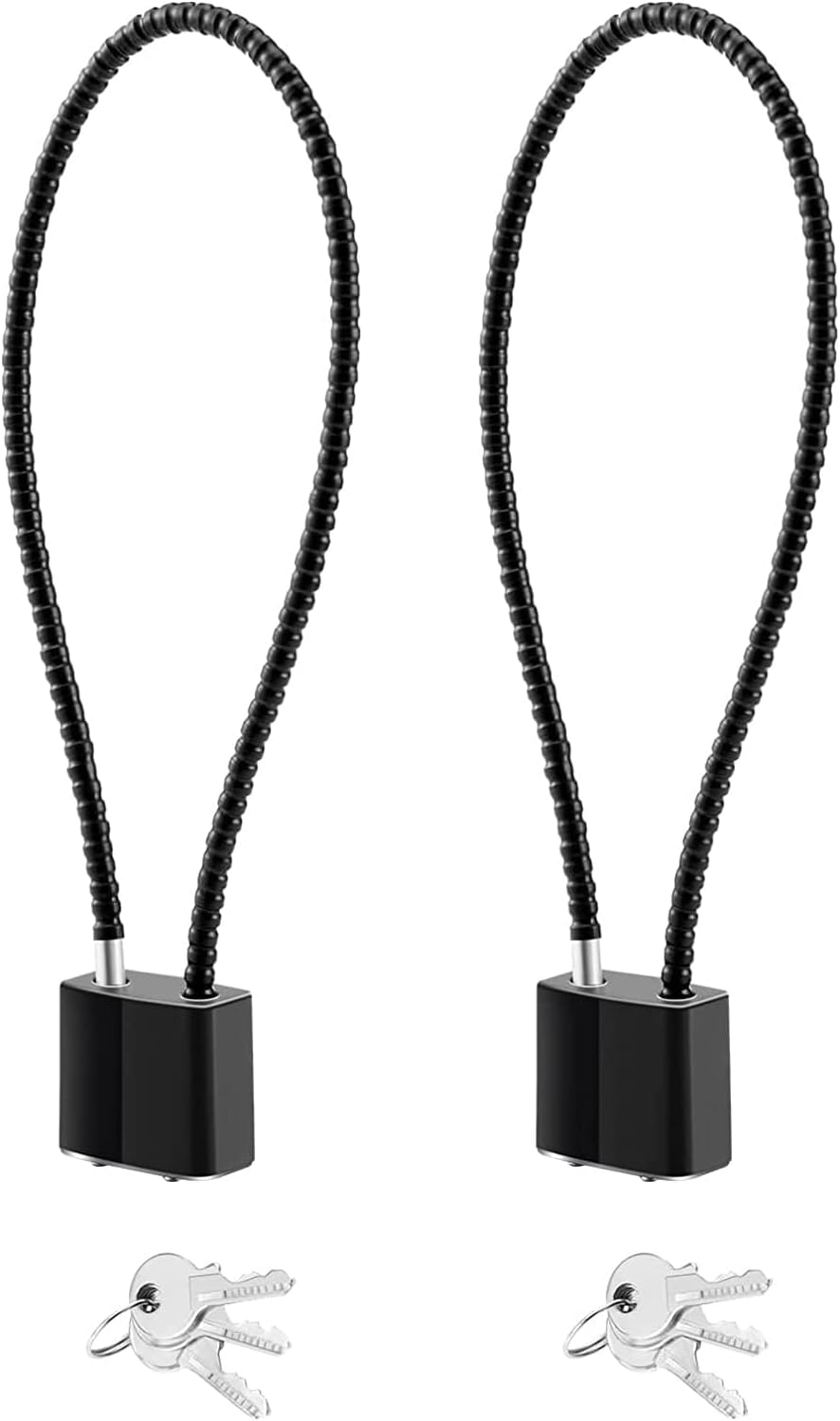 Cerraduras cable con llaves casco resistente 15pulg
