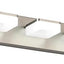 Luces tocad. níquel cepillado 5 LED 32" ajustable 5500K
