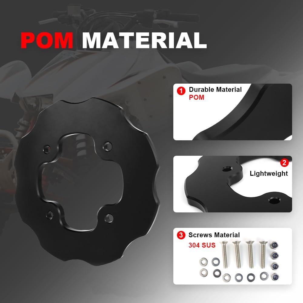 Protector cadena piñón trasero TRX250/300/400/450 POM