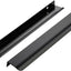 20 Tiradores Borde Gabinete 11.8" Negro Agujero 8.8"