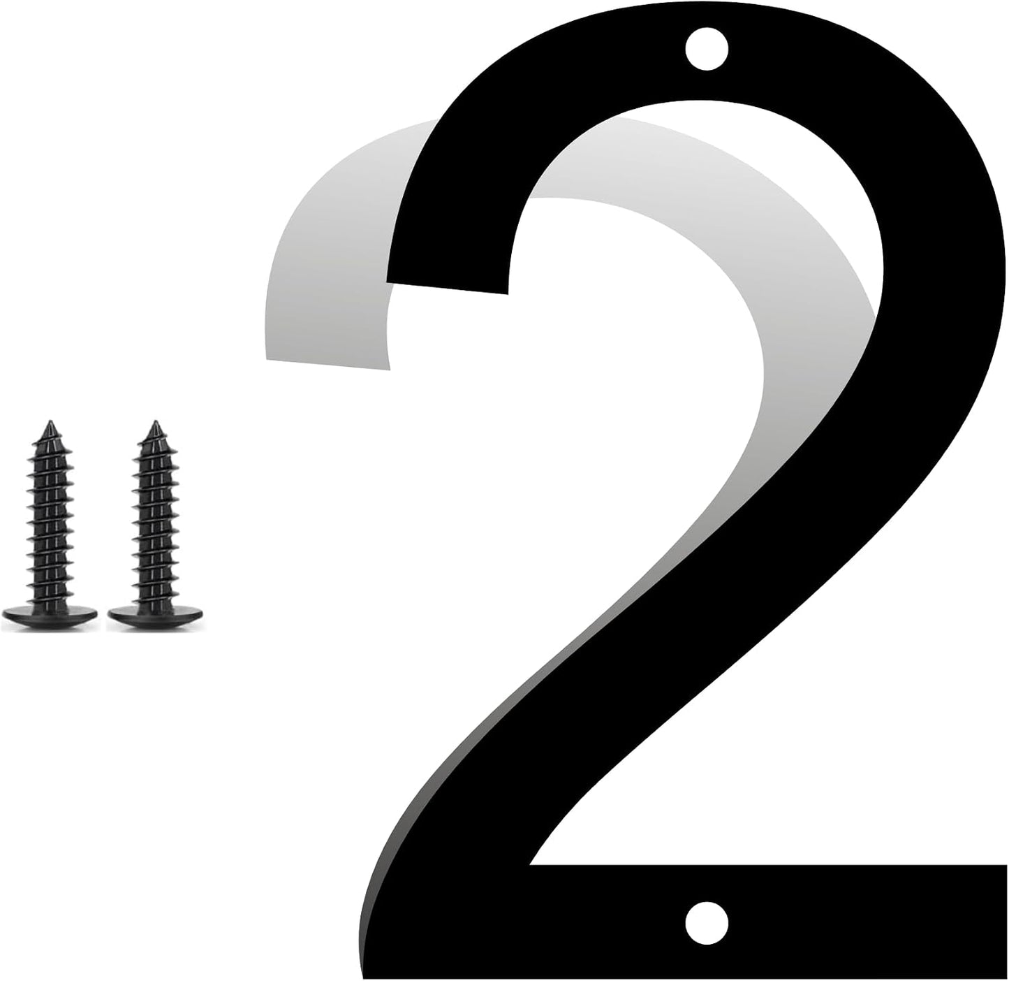 Números de puerta acero inox 5" para casa oficina