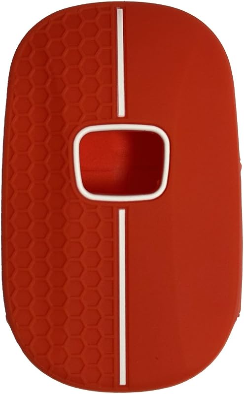 Funda llave coche 4 botones silicona para CRV Civic HRV Rojo