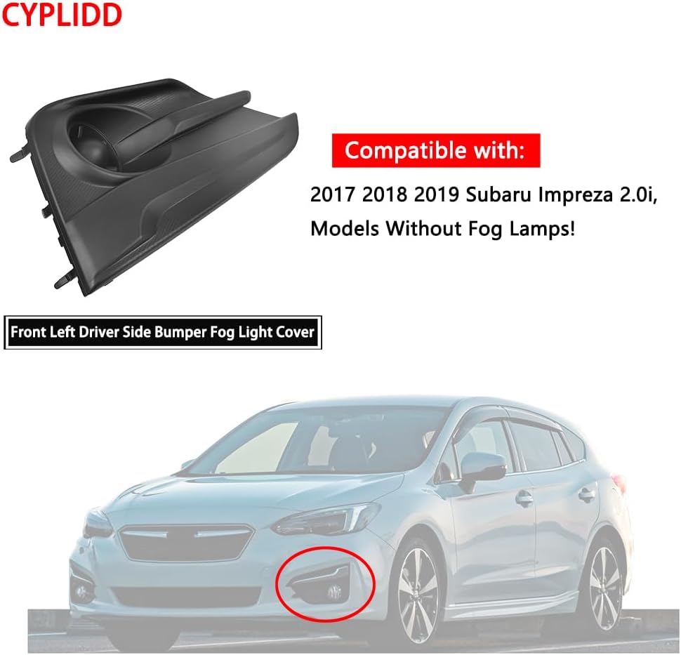 Cubierta luz antiniebla parachoques izquierdo Subaru Impreza