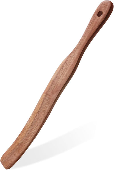 Spurtle de teca para masa madre y mezcla resistente a humedad