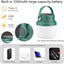 Linterna led solar recargable luz campamento emergencias