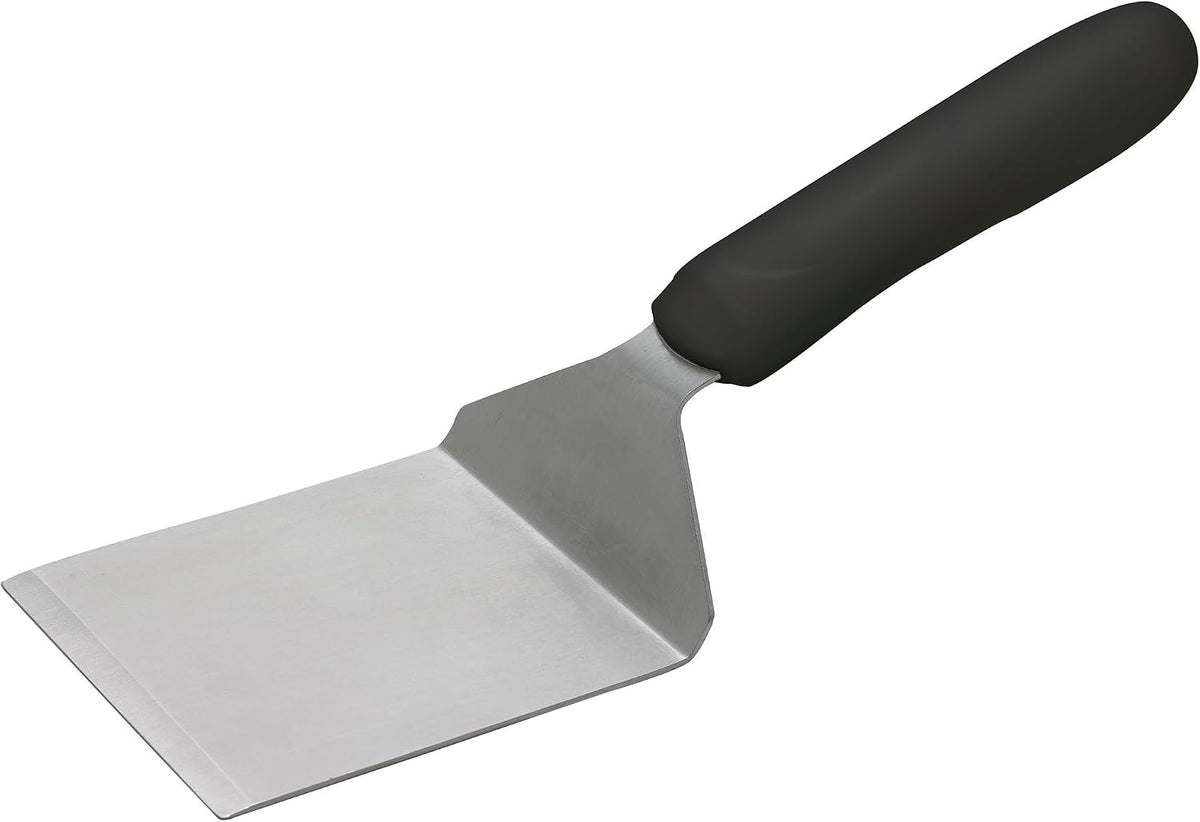 Espátula plancha 4x4pulg para hamburguesas negro