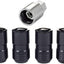 Set llave rueda cónico cromado/negro