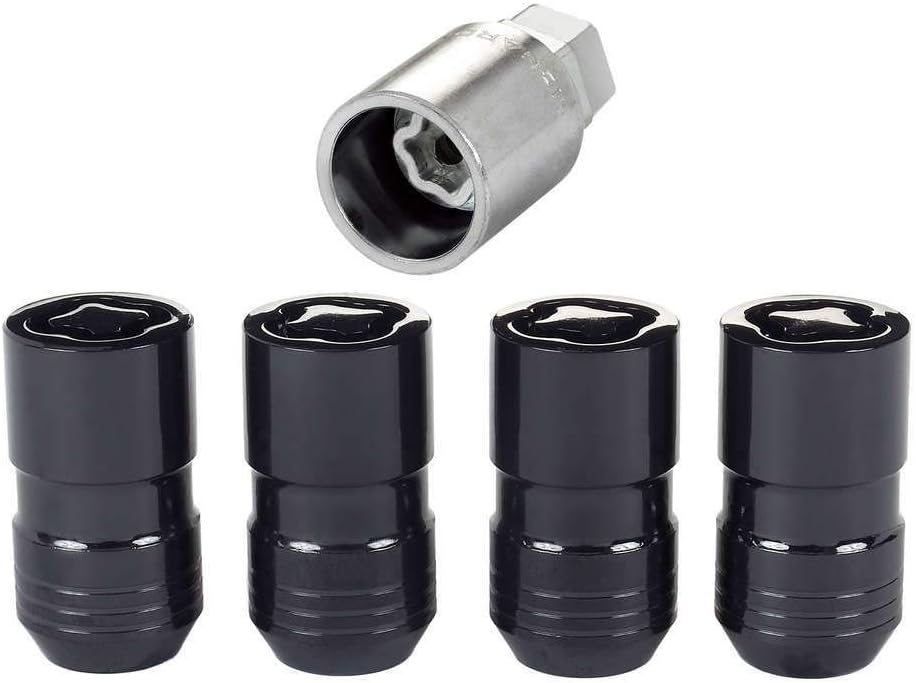 Set llave rueda cónico cromado/negro