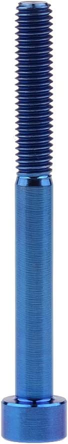 Tornillos Allen M5x50mm para bicicleta pack 4 azul