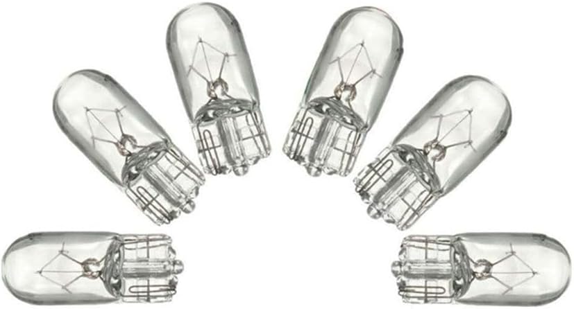 Bombilla halógena T10 12V 5W amarilla para auto