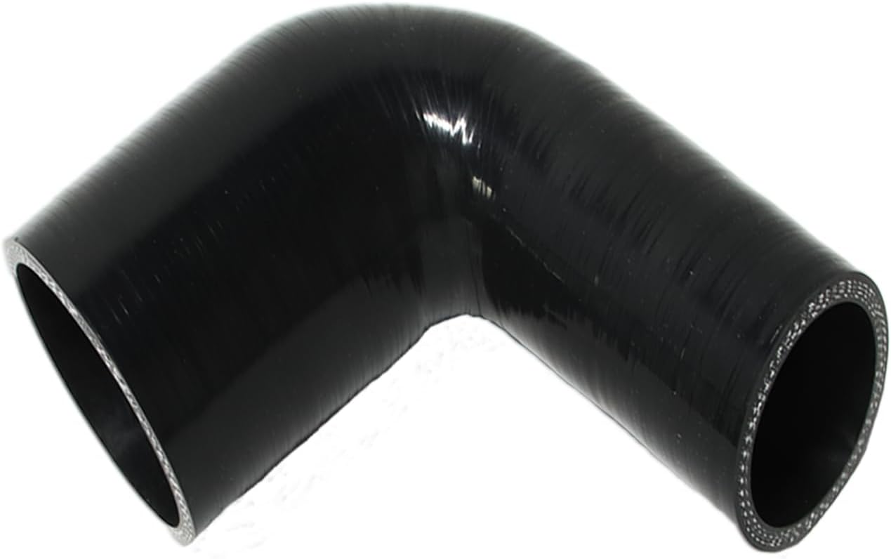 Manguera silicona automotriz codo reductor 90 grados 4-4.5