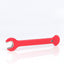 Llave terminal batería abierta 0.394pulg acero cubierta roja