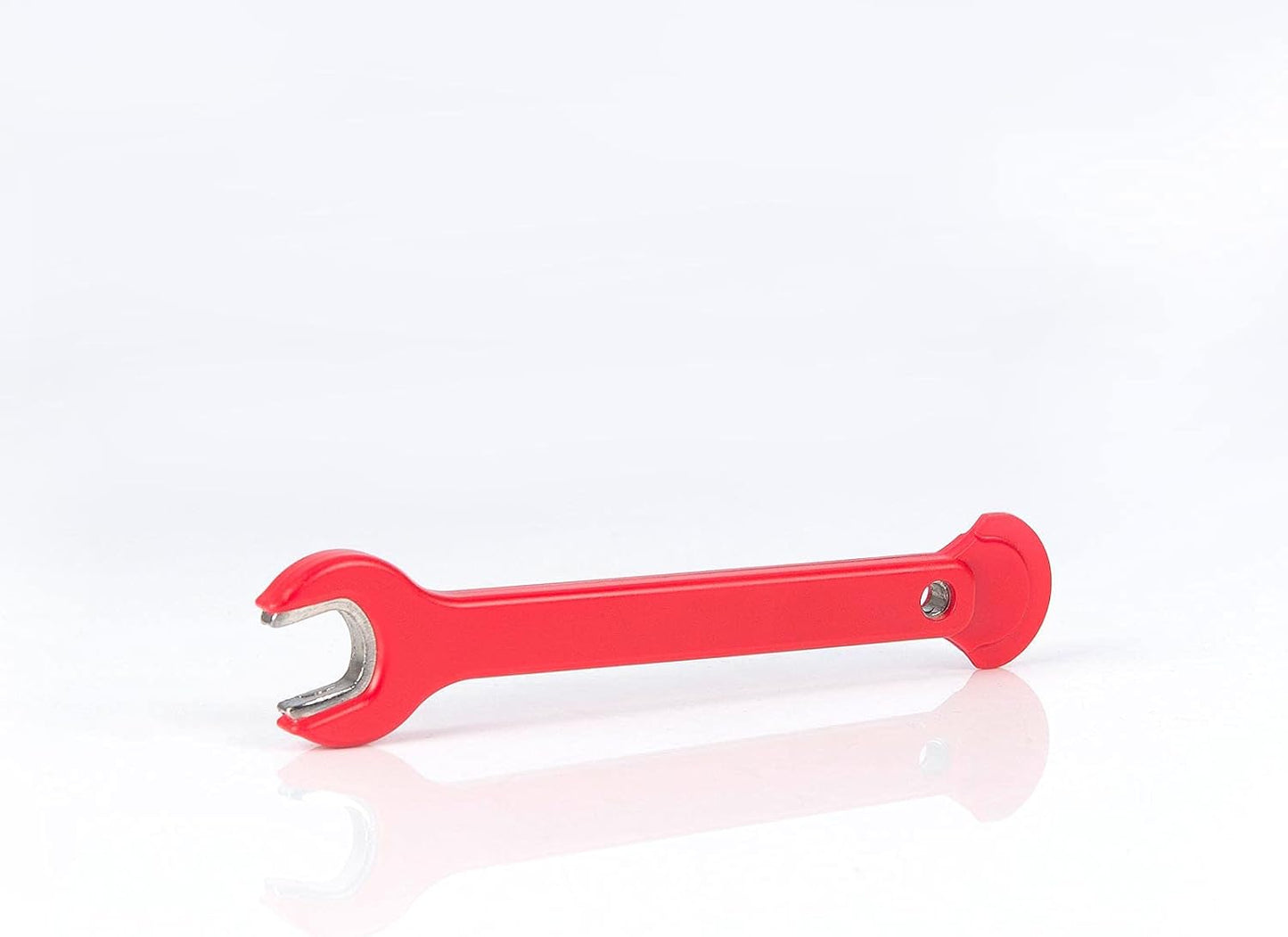 Llave terminal batería abierta 0.394pulg acero cubierta roja