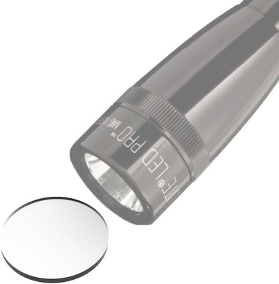 Lente cristal para linterna Maglite modelo AA 1-3 lentes
