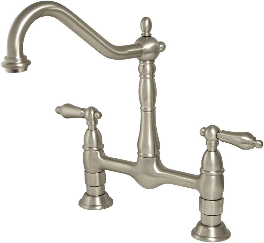 Grifo cocina 8pulg níquel cepillado