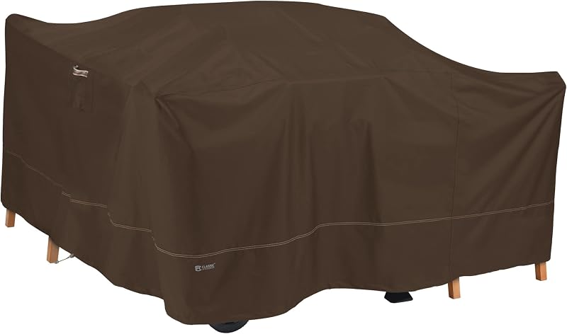 Funda impermeable para patio 150" color cacao