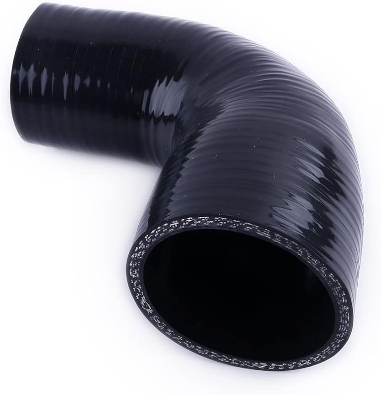 Codo 90 grados 1.25-1.5 pulg ID manguera silicona 4 capas reforzada