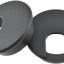 2 Pzas Organizador Cables Plástico ABS Negro 2pulg